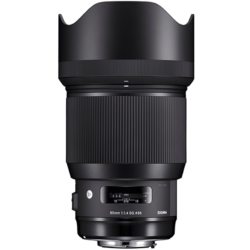 VERKOOP: SIGMA ART 85mm ƒ/1.4 DG DN (E-Mount)